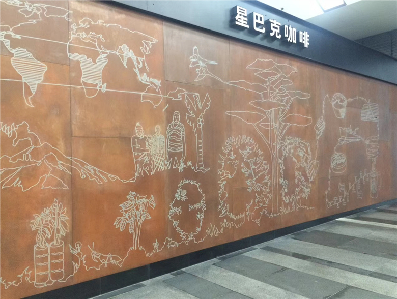 吉利耐候钢幕墙